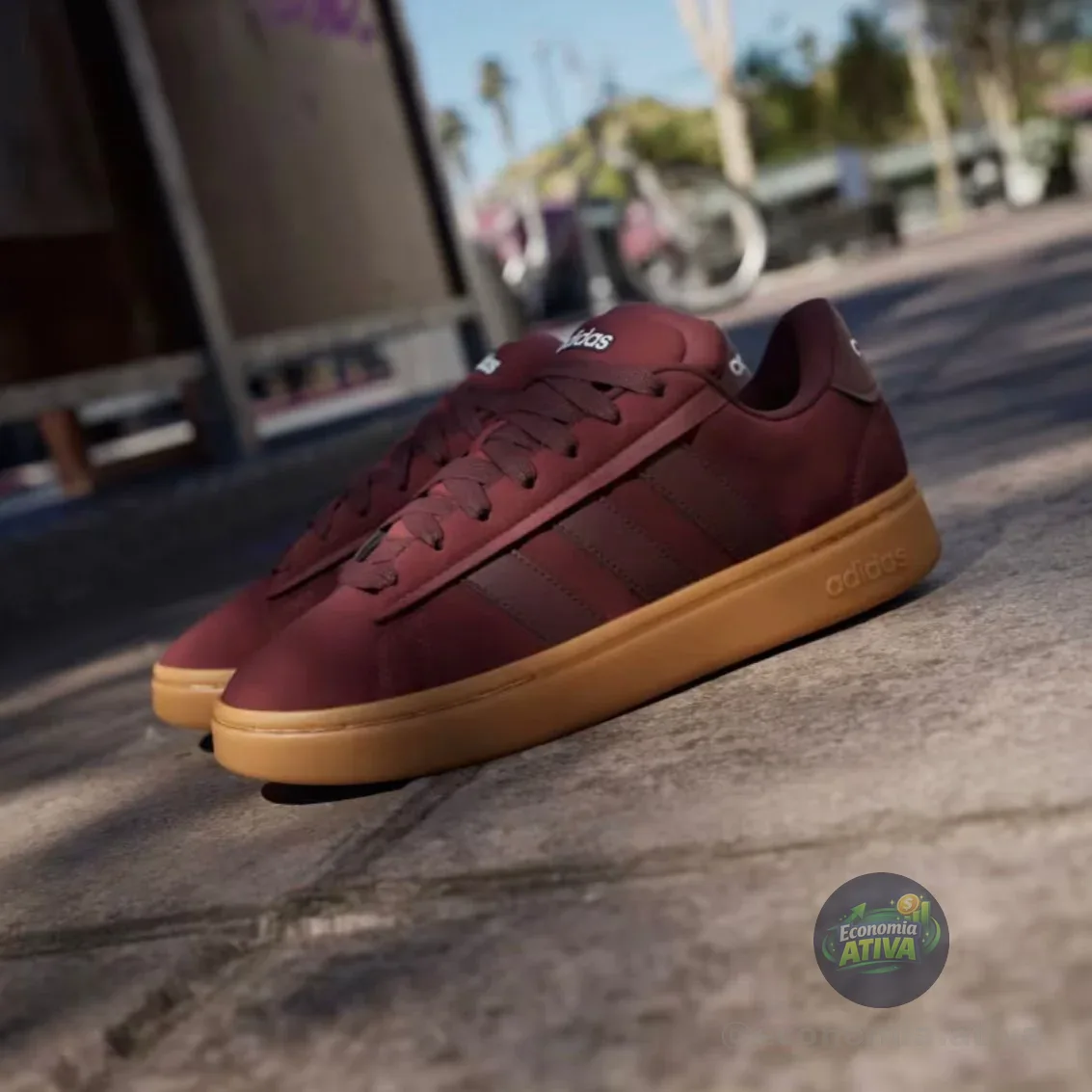 Tênis Couro Adidas Grand Court Alpha Masculino