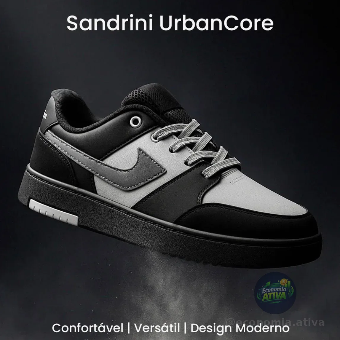 Tênis Sandrini Urbancore Masculino Confortável Casual Street (2 cores)