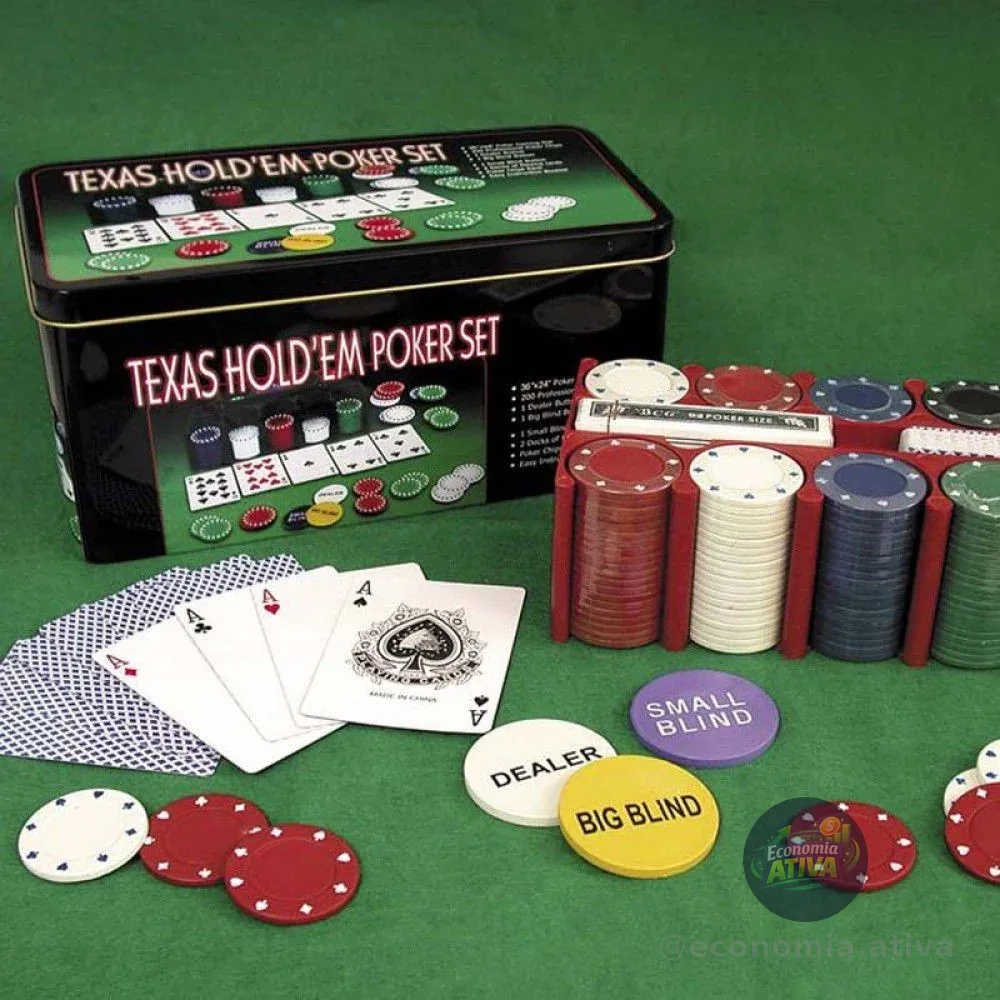 Kit Poker Texas Holdem Semi Profissional Completo 200 Fichas