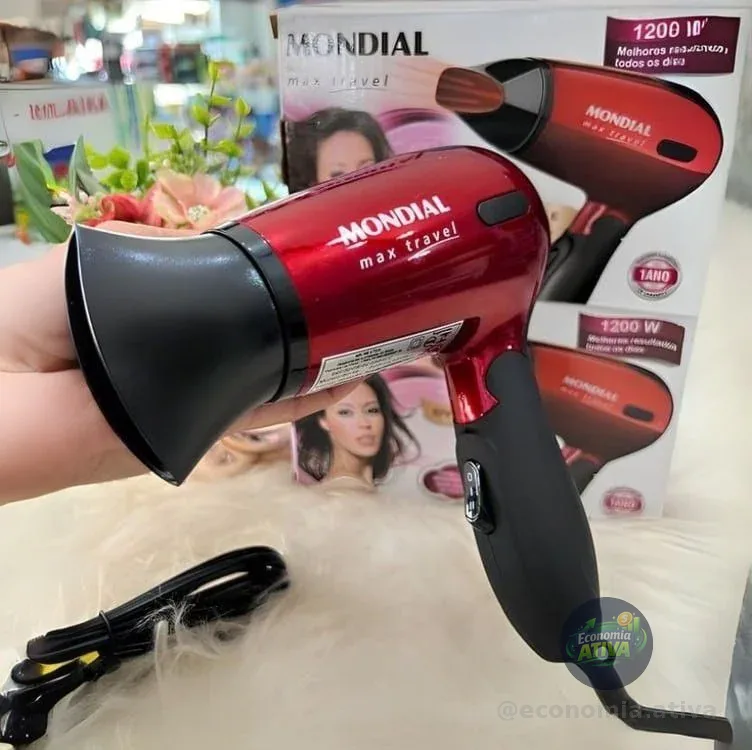 MONDIAL Secador, Max Travel, Bivolt, 1200W