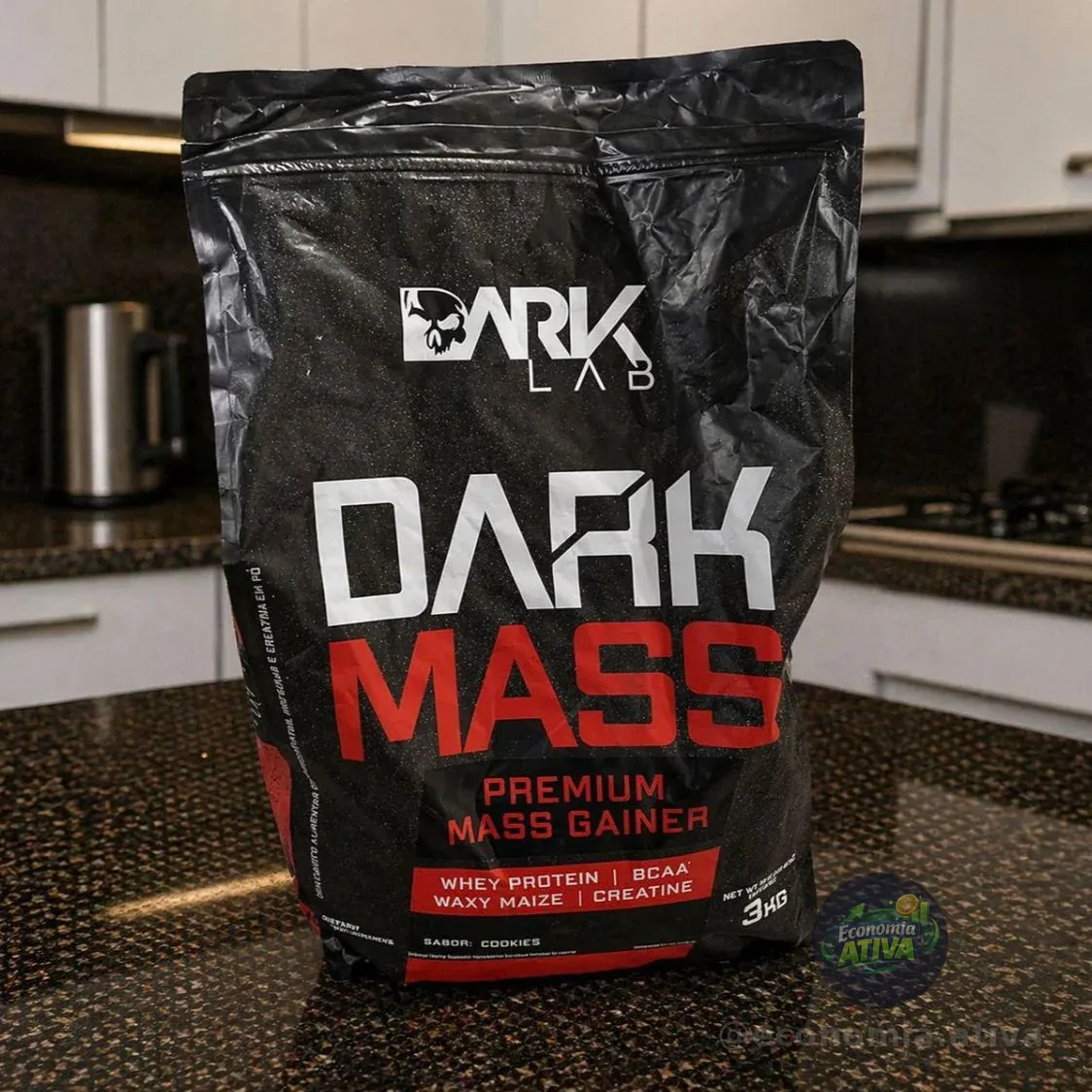 Hipercalórico Dark Mass 3kg Dark Lab Sabor Cookies