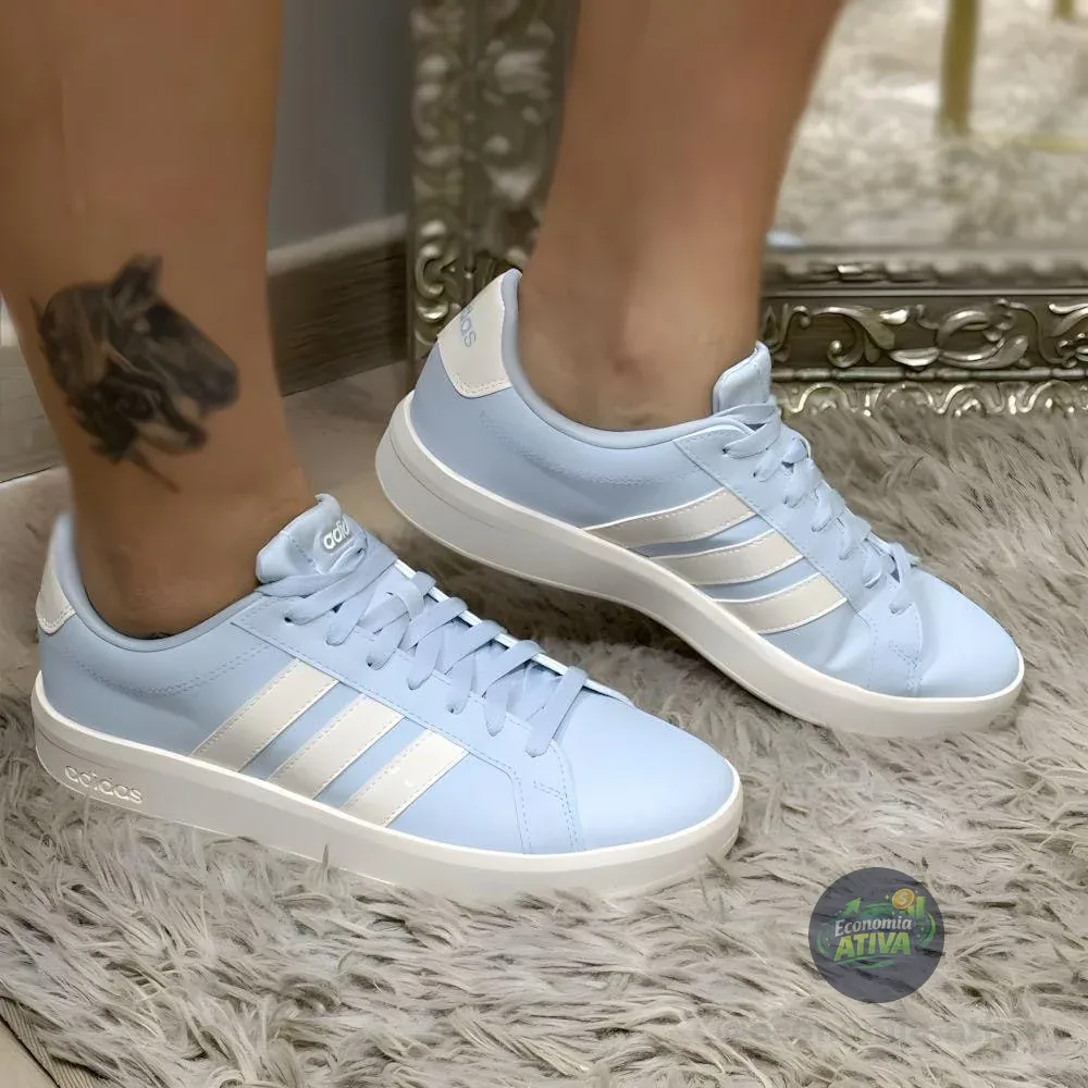 Tênis Feminino Grand Court Base 3.0 adidas Crsk/owhite/crsk Lisa 38 Br