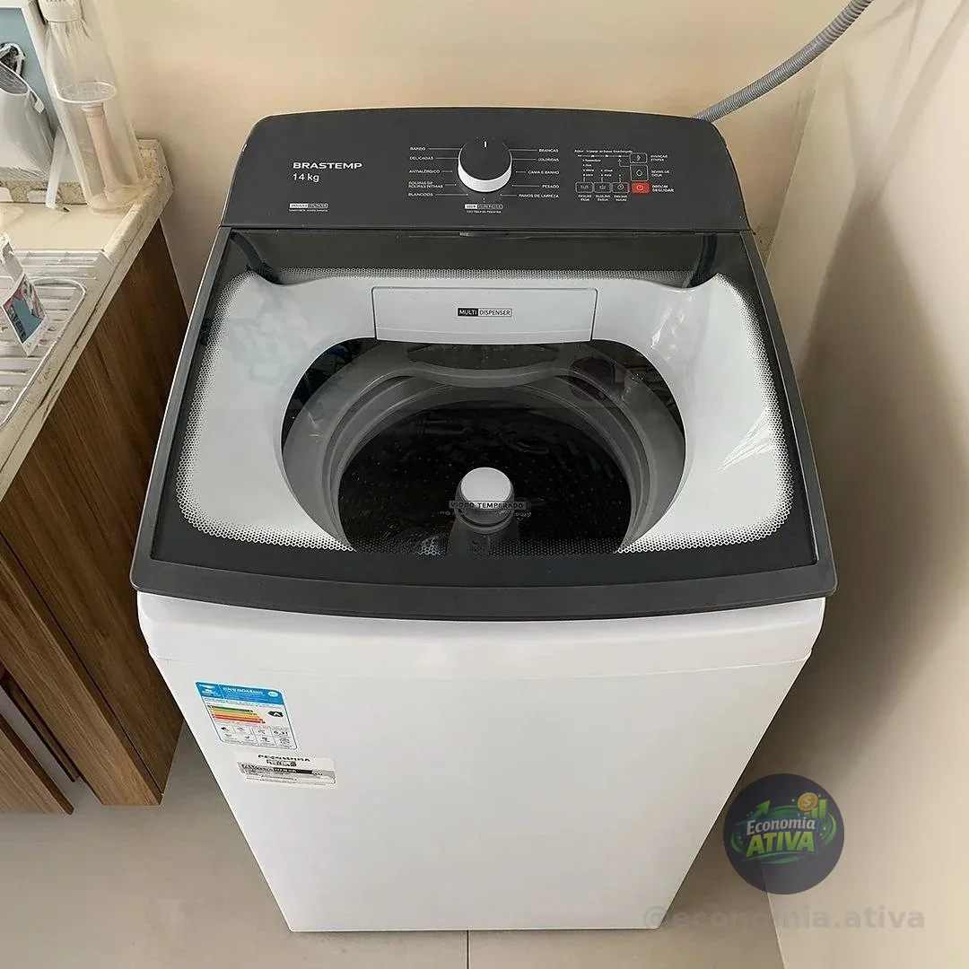 Máquina De Lavar Brastemp 14kg Branca Smart Sensor- Bwj14ab 127v Branco