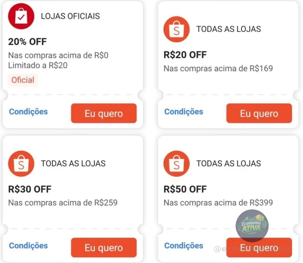 Cupom de Desconto Shopee 2026