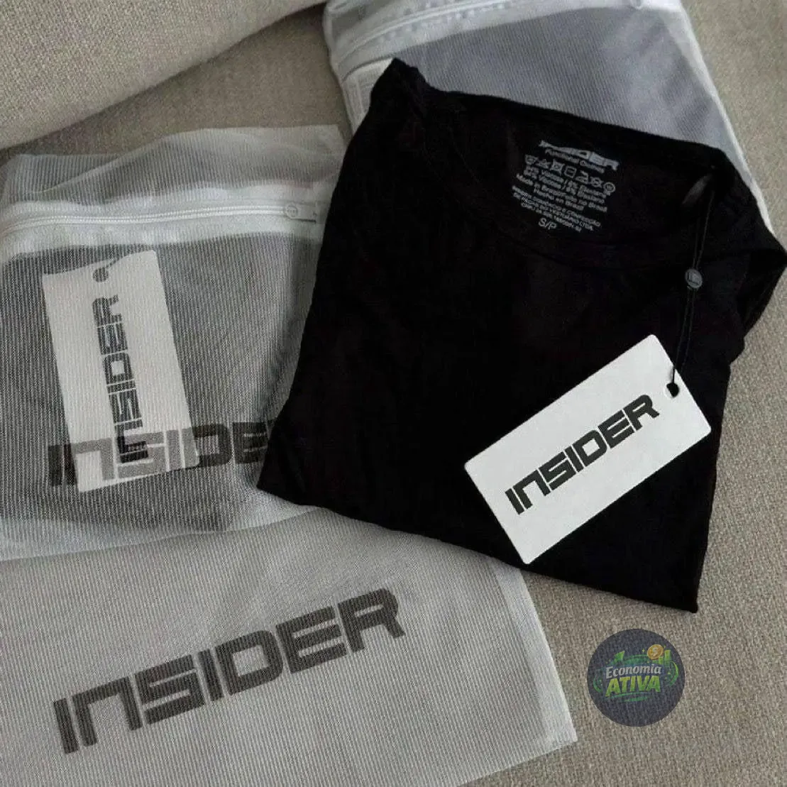 Kit com 3 Insider Tech T-shirt