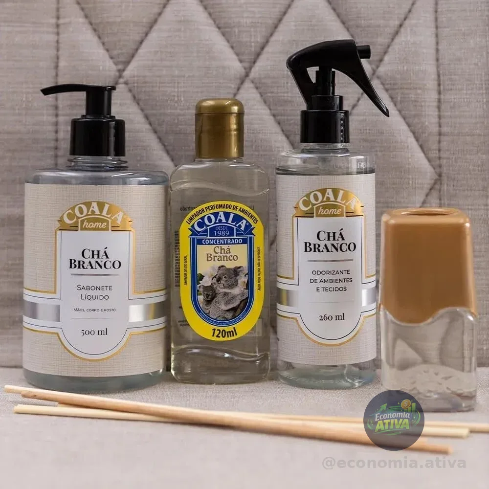 kit Coala Home Chá Branco