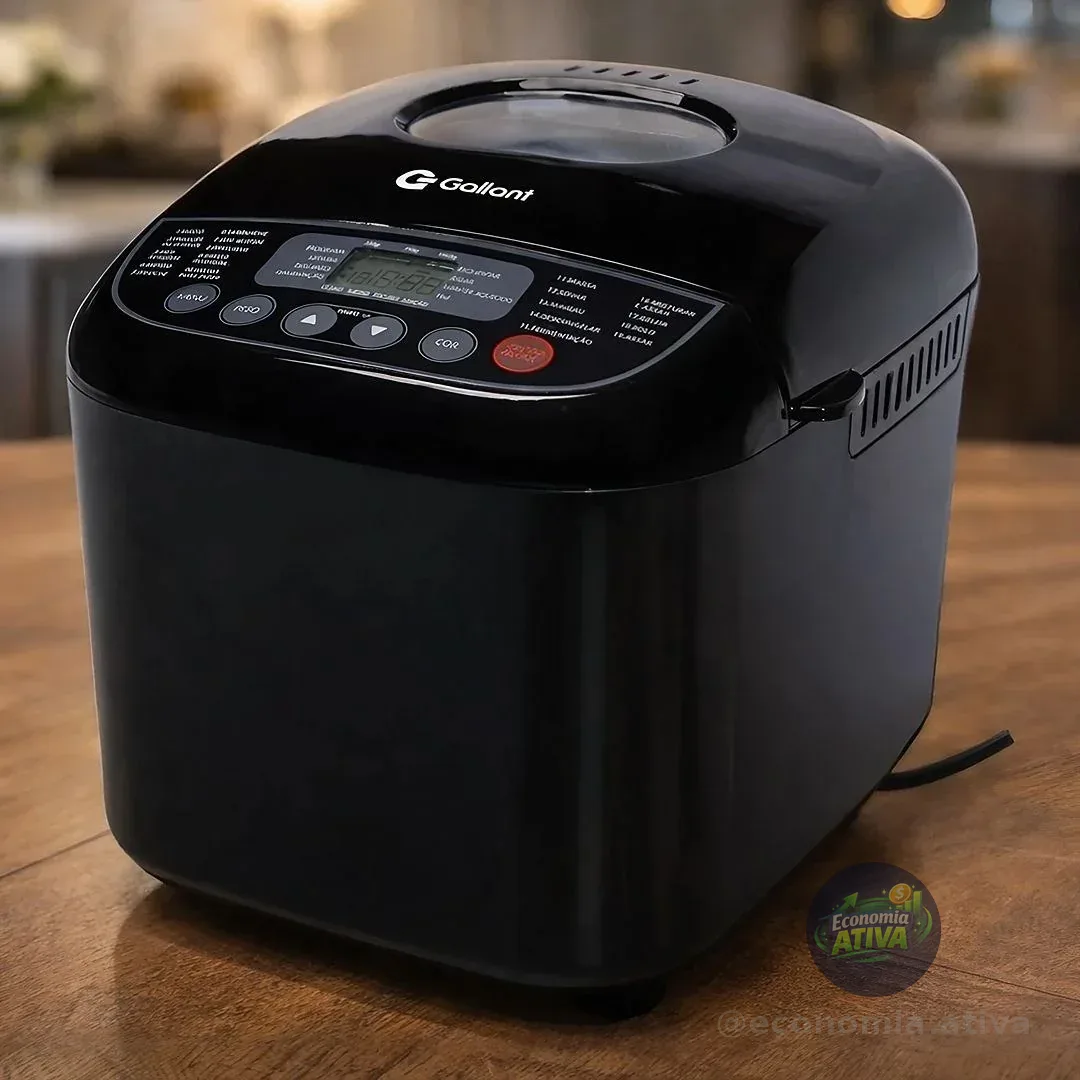 Panificadora 19 Programas Gallant 600w Preta Preto 127v