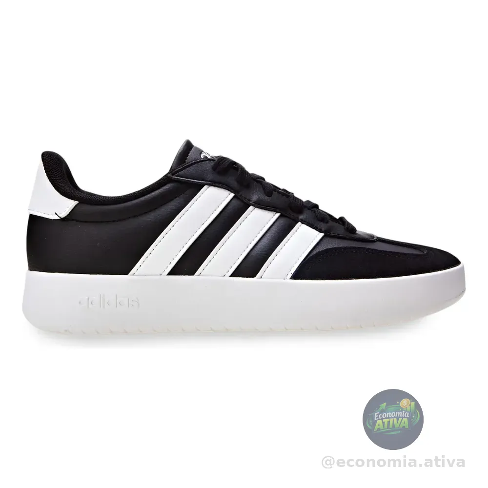 Tênis Casual Masculino Barreda adidas Core Black/cloud White/core Black Liso 38 Br