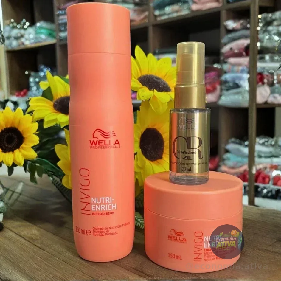 Kit Wella Professionals Invigo Nutri-enrich + Oil Reflection