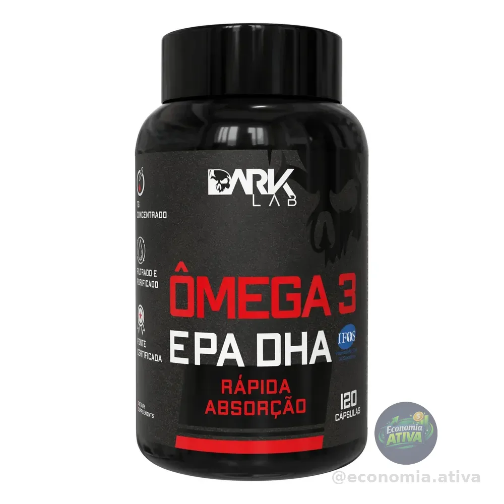 Ômega 3 Epa Dha 120 Cápsulas Dark Lab Sem Sabor
