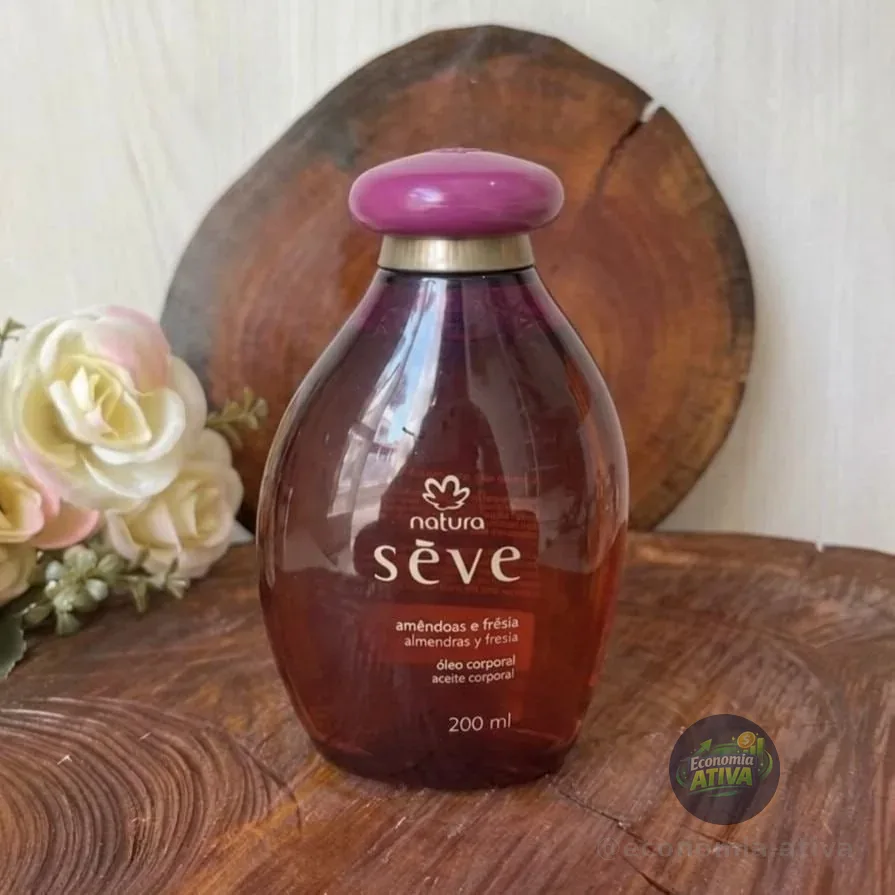 Óleo Seve Amêndoas E Frésia Natura Deo Corporal - 200ml