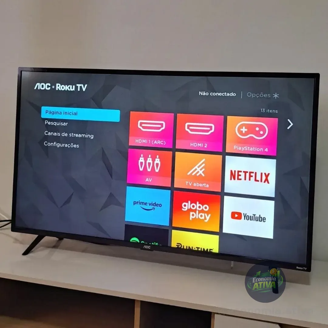 PRECINHO NA TV 43”, ideal pro quarto