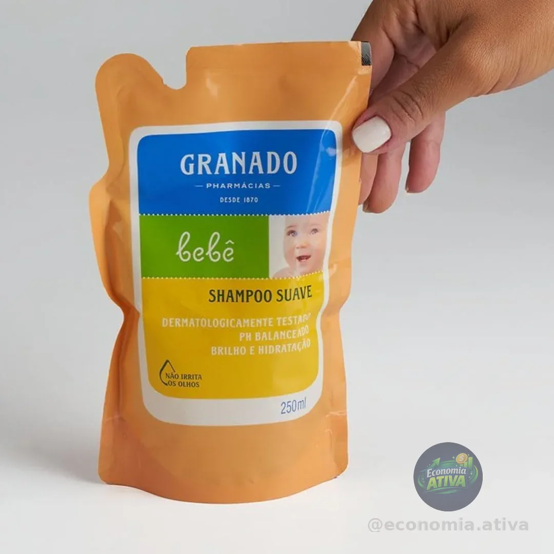 Granado Refil Shampoo Bebê, Tradicional, 250ml