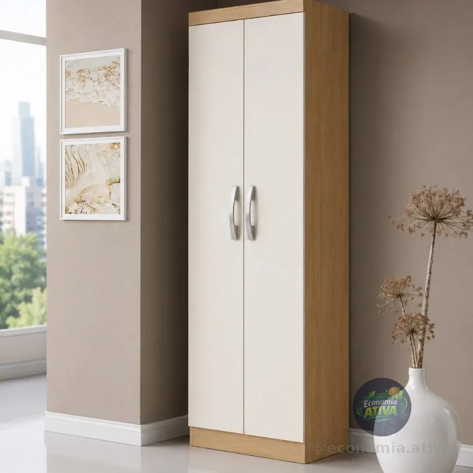 Armário Multiuso 2 Portas New Aramóveis