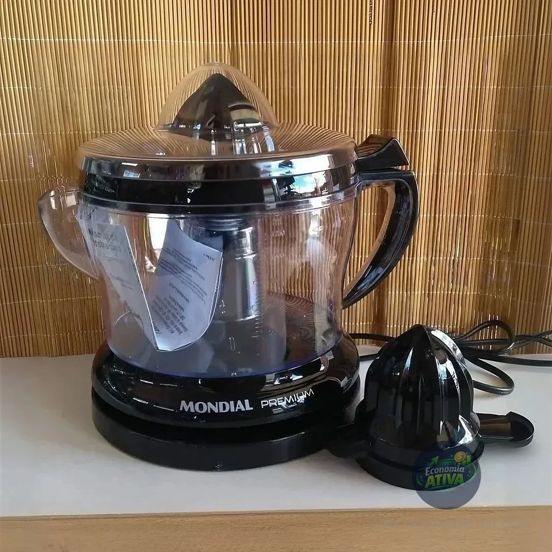 MONDIAL Espremedor Premium, Preto, 30W, 110V - E-02