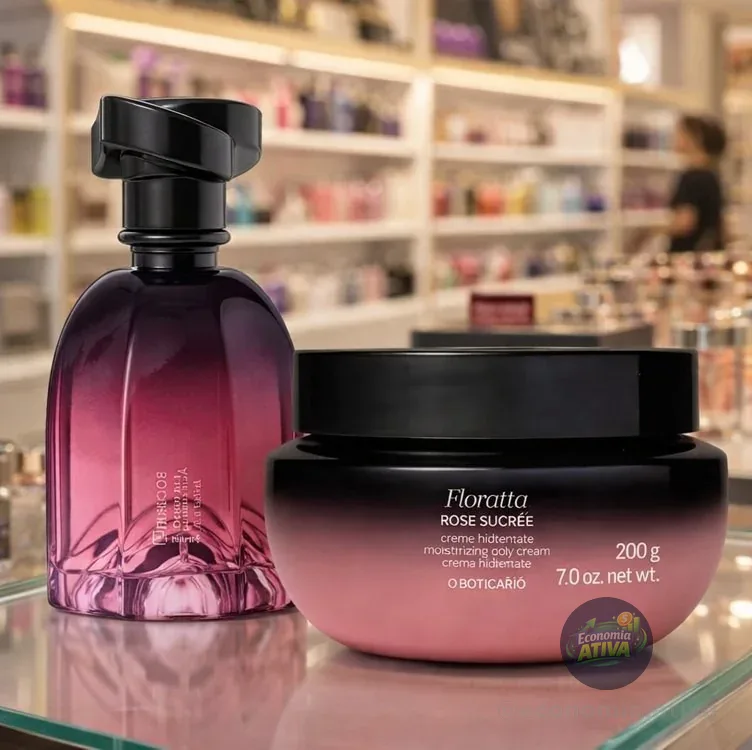 Combo Floratta Rose Sucrée: Eau De Parfum 75ml + Creme Hidratante Desodorante Corporal 200g