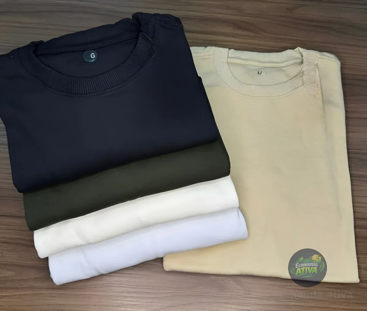 Kit 4 Camiseta Camisa Oversized Masculina Básica Fafenix