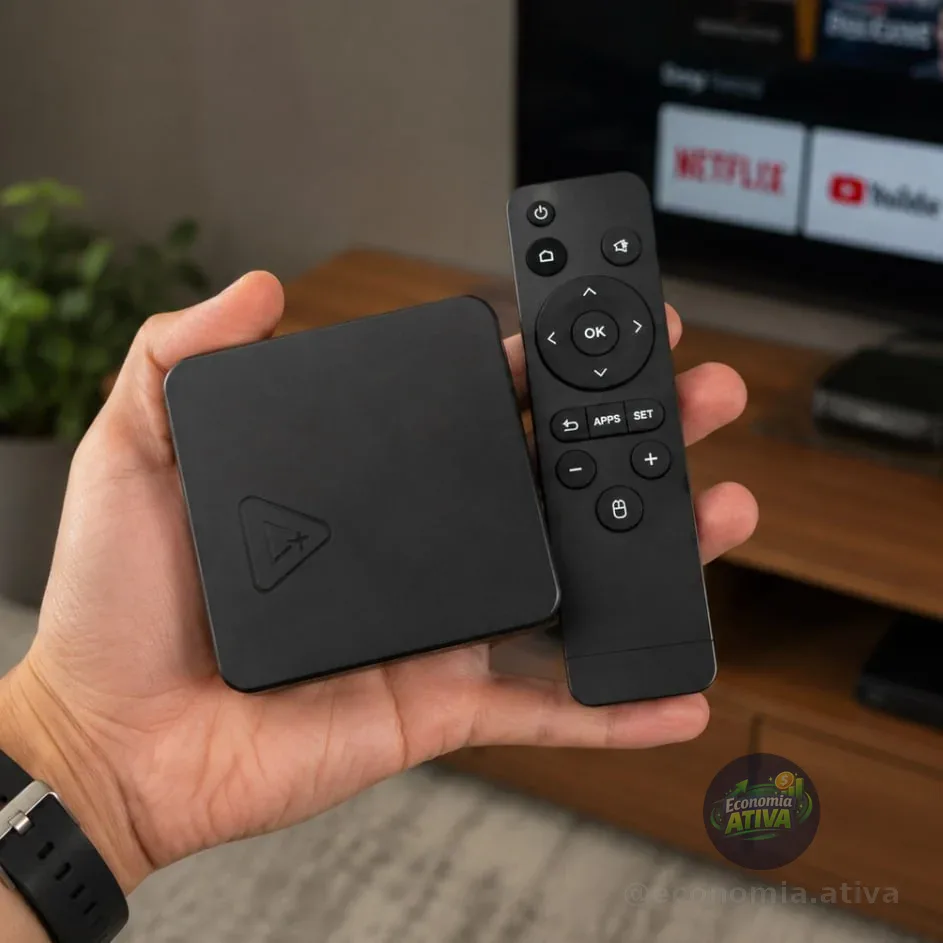 Tv Box Proeletronic Smartpro Prosb-3000 4k, Com Android 10 E 16gb Preto Padrão