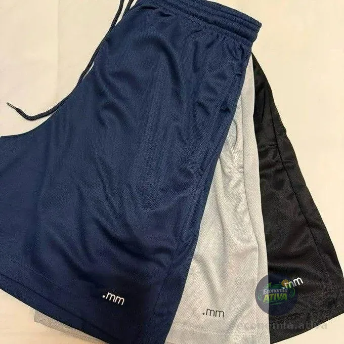 Kit3 Short Futebol Bermuda Esporte Masculina Treino Academia