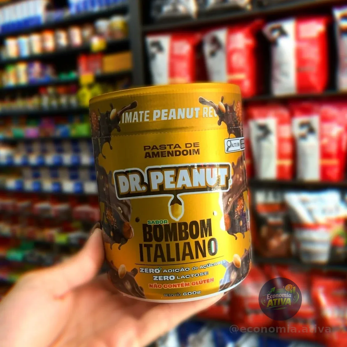 SABOR BOMBOM ITALIANO, DR PEANUT DE 600G, deliciosa 🤤