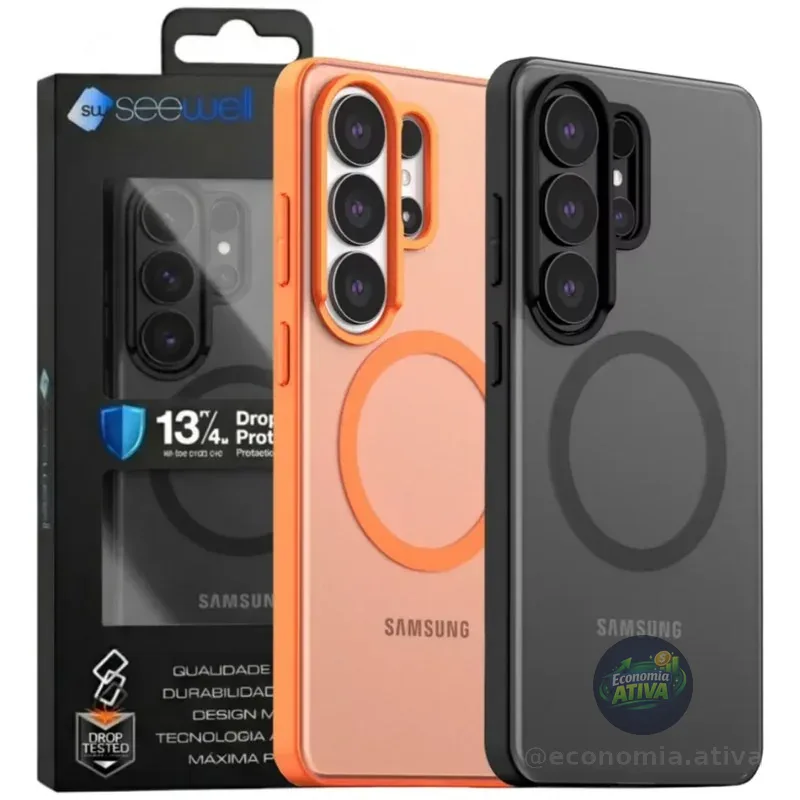 Capa Capinha Premium Phantom Matte Magsafe Para Galaxy S26 Ultra