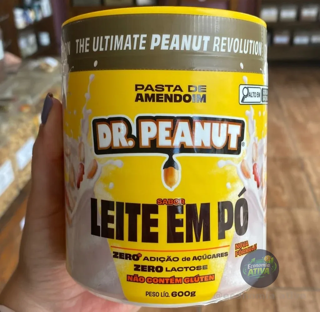 MAIS UMA OPÇÃO DE DOCTOR PEANUT, sabor leite em pó