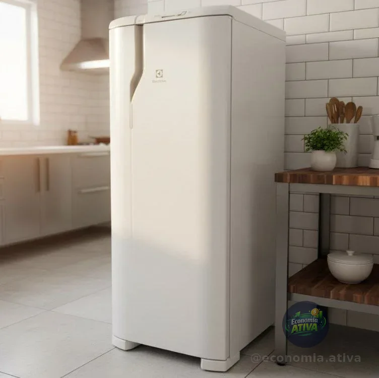 Geladeira Electrolux Cycle Defrost 240l Degelo Prático Uma Porta Branca Re31 Branco 220v