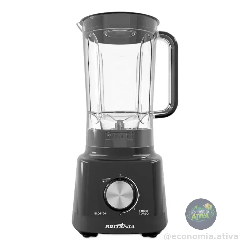Liquidificador Britânia Blq1100 1100w Preto Preto 127v