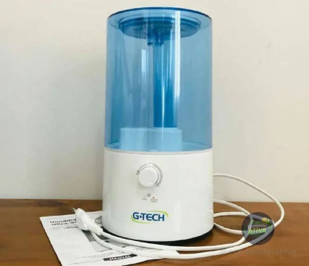 Capacidade de 3L! Umidificador G-Tech 😉