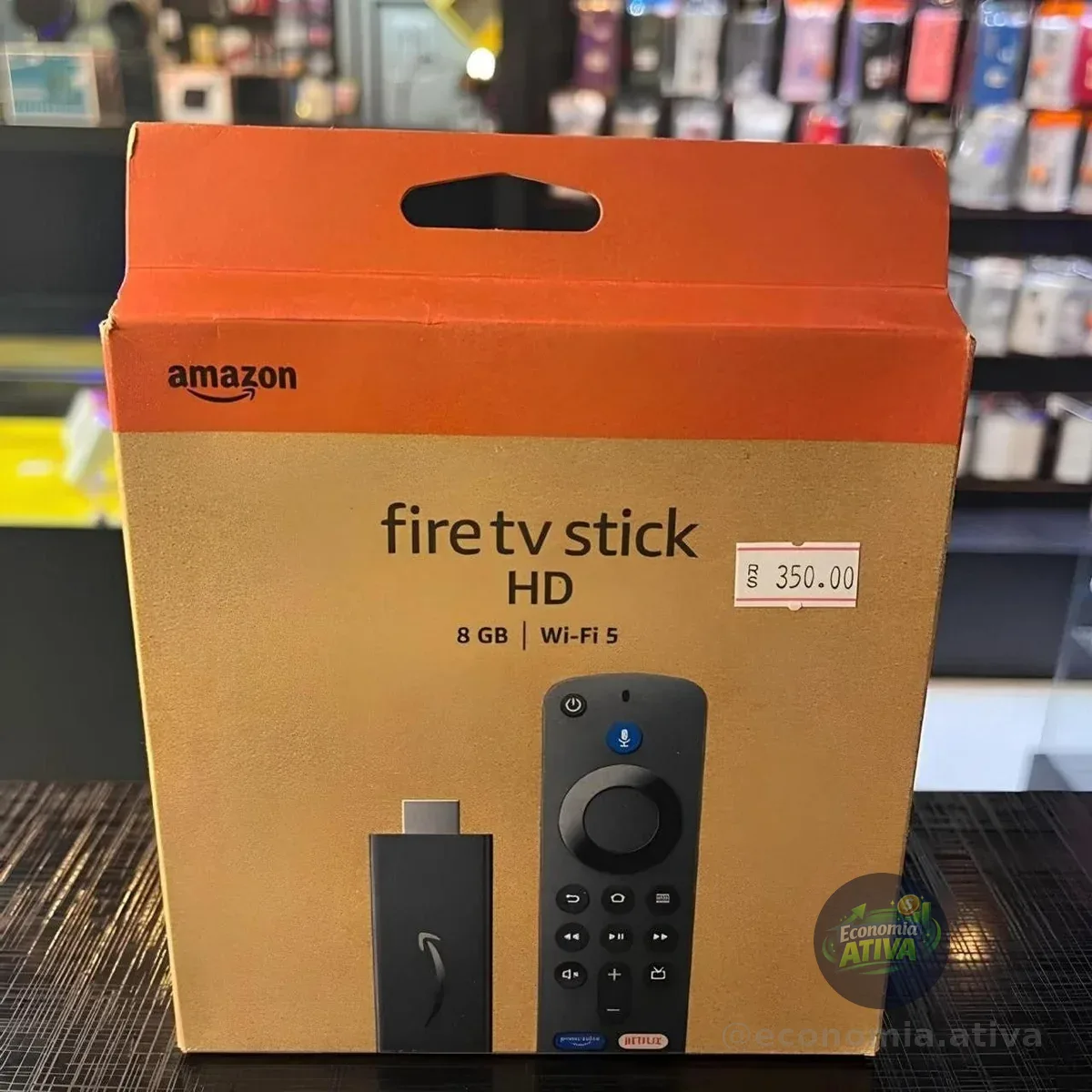 Fire Tv Stick Hd Com Comandos Por Voz Amazon Preto De Voz