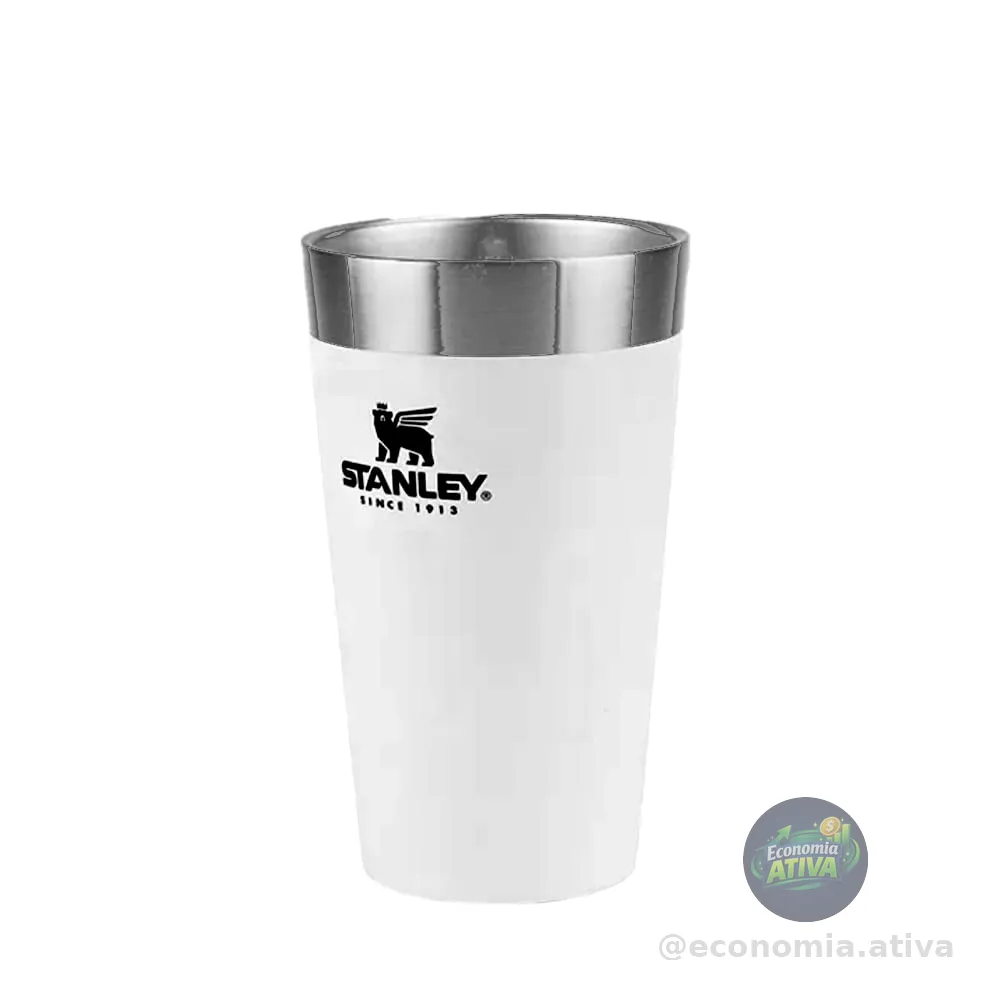 Stanley - Copo de cerveja isolado, copo empilhável Stay Chill de 473 ml, para bebidas quentes ou frias