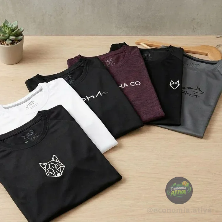 Kit 6 Camisetas Mais Procuradas Alpha