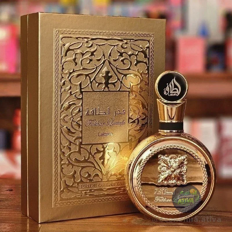 Perfume Árabe Lattafa Fakhar Gold Extrait Eau De Parfum 100m