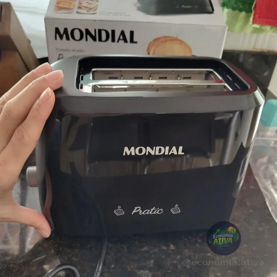 Tostador De Pães Pratic, Mondial, 700w - T-18 Preto 220v