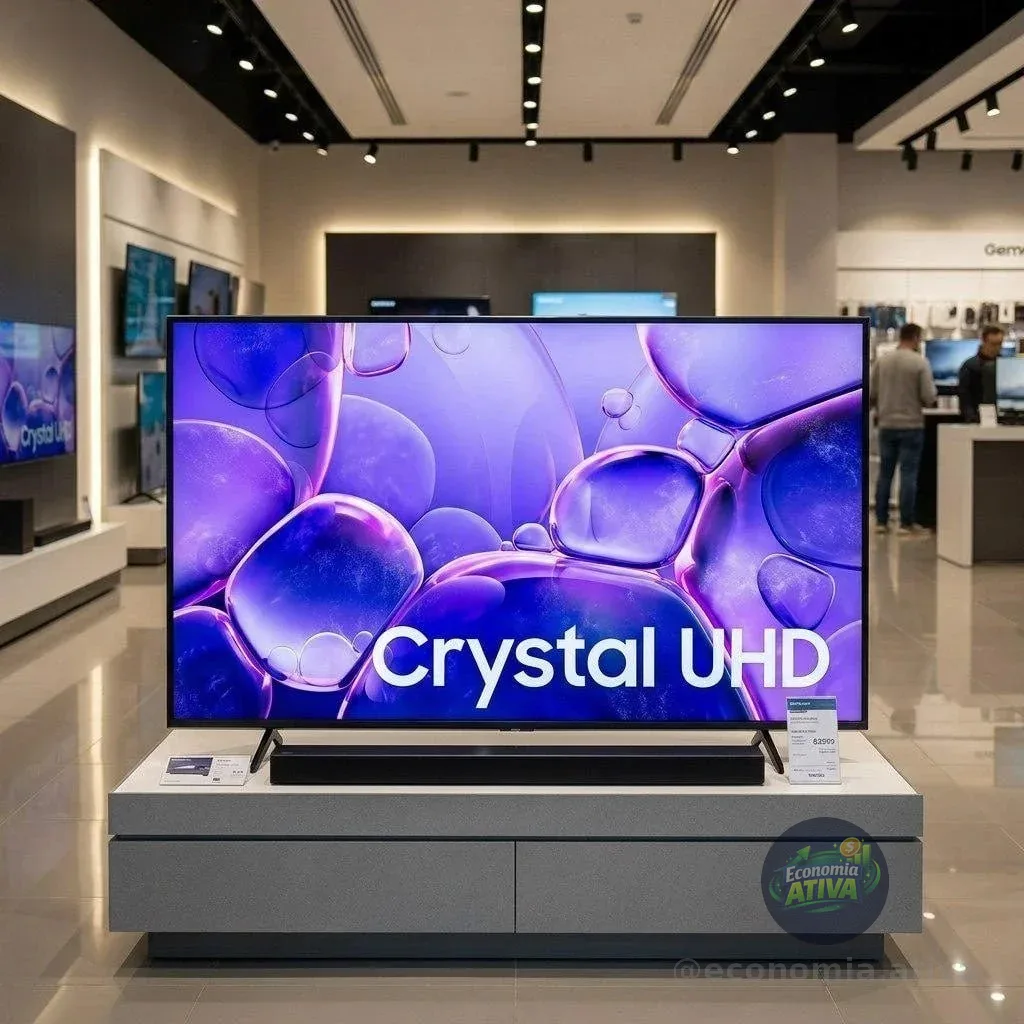 Samsung Smart TV 50” Crystal UHD 4K U8100F 2025 + Soundbar HW-B400F/ZD