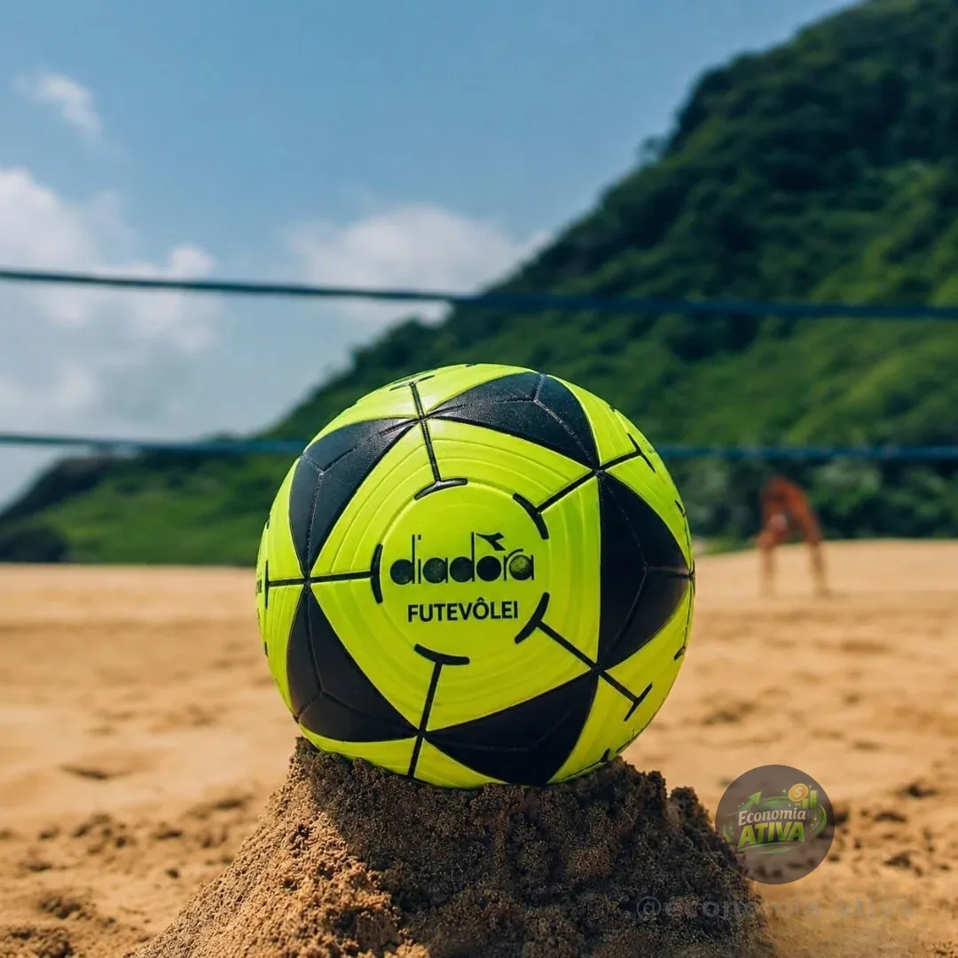Bola De Futevôlei Diadora Elite-r Amarelo Oficial
