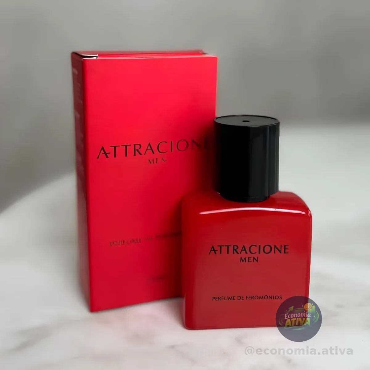 Attracione Men Perfume Masculino Com Feromônios Ativados 25 Ml