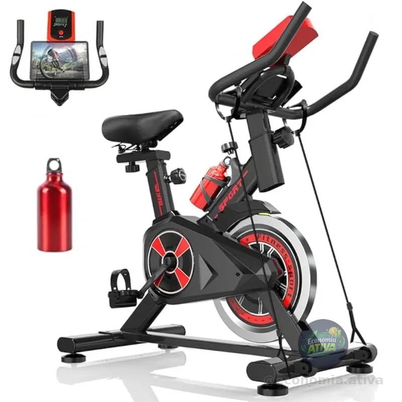 Bike Ergometrica Bicicleta Ergometrica Bike Spinning Silenciosa Vertical Modelo Premium