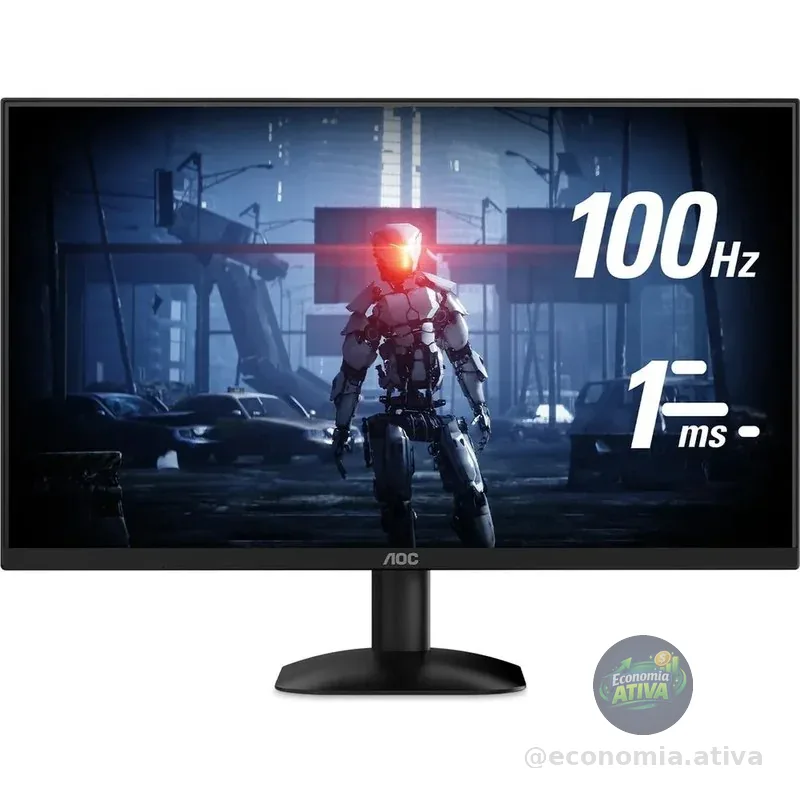 Monitor Aoc 24  100hz 1ms Gaming Hdmi 24b35hm2 Preto 127/220v
