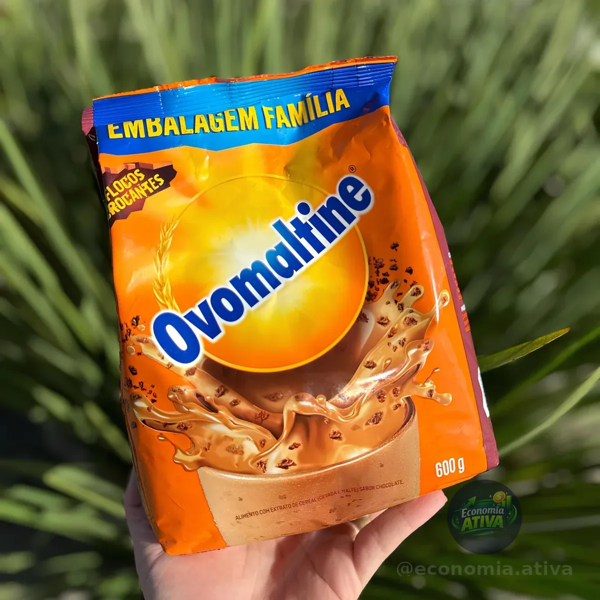 AB Brasil Achocolatado Com Flocos Crocantes Ovomaltine 600G