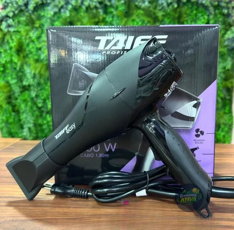 Secador Taiff Easy, 1700W, 127V, Preto