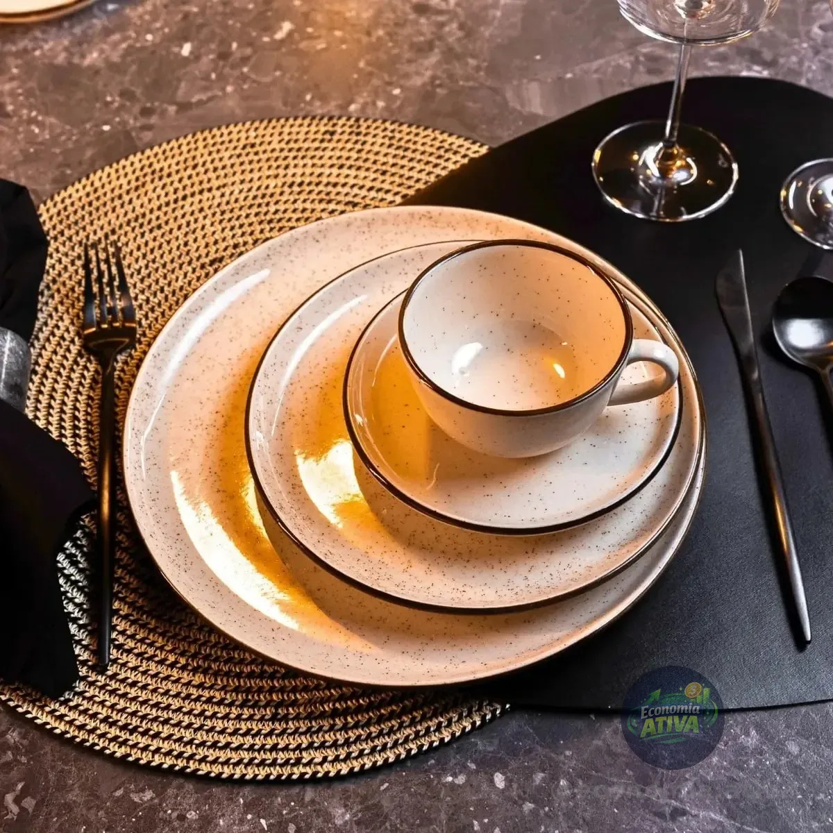 PERFEITO PARA SUA MESA POSTA ❤️ 20 peças oxford