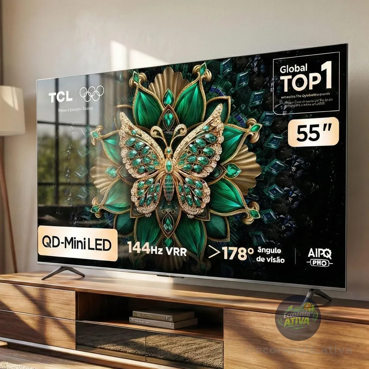 QD-MINI LED É QUALIDADE PURA, oportunidade parcelada