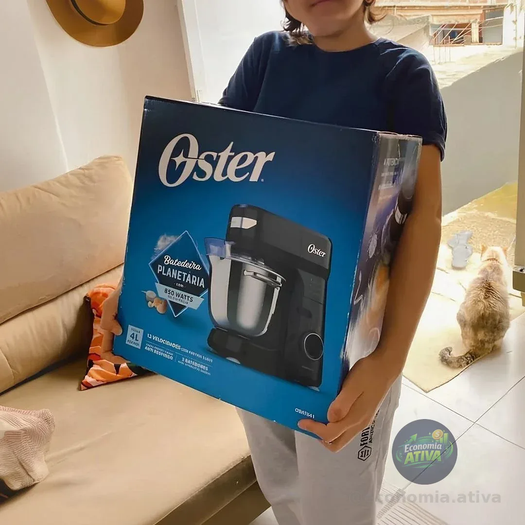 Batedeira Planetária Oster Bowl Inox III - 127V