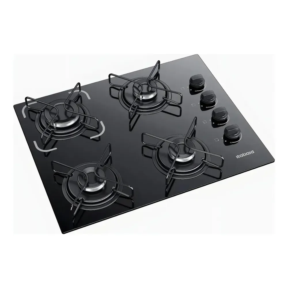 Cooktop Itatiaia Essencial 4 Bocas Cor Preto 127/220v