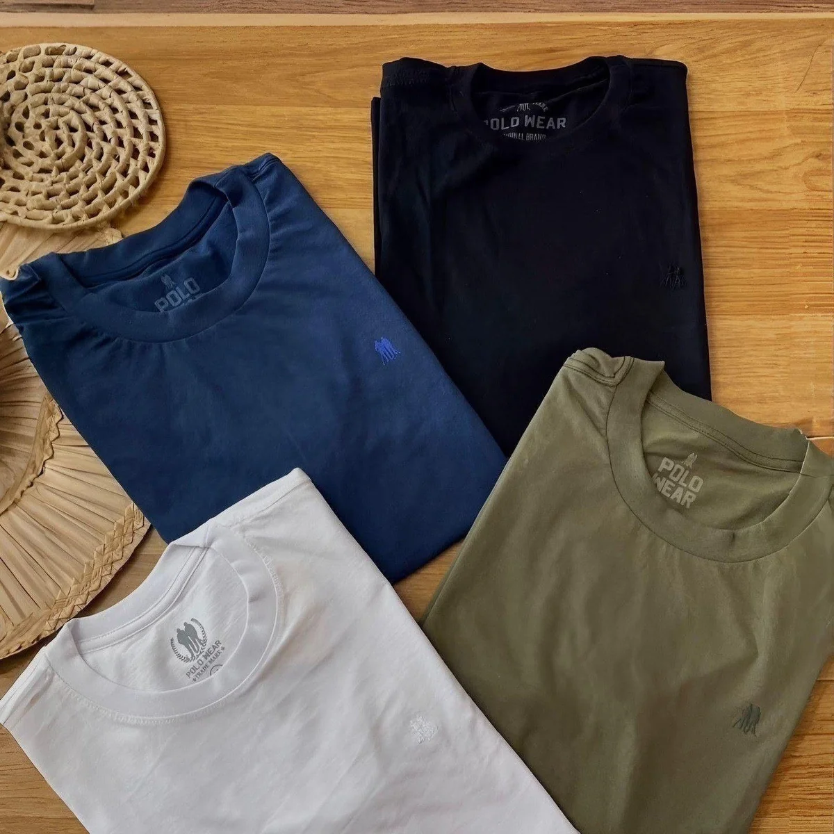 Kit 4 Camisetas Masculinas Polo Wear Sortido Sortido G Lisa