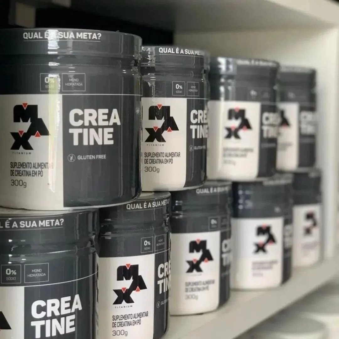 Kit 2x Creatina 300g Creatina Max Titanium