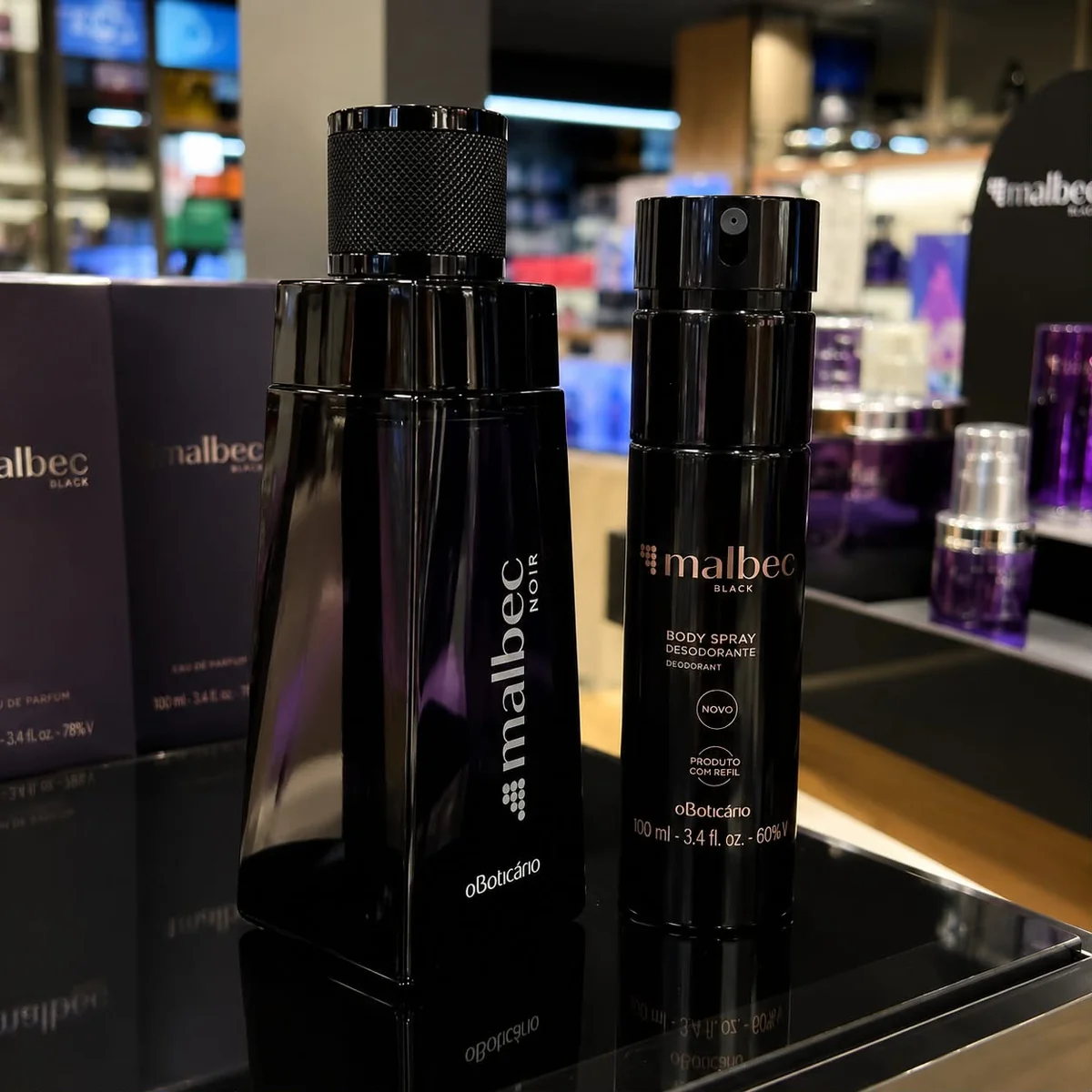 Kit Malbec Black E Body Spray