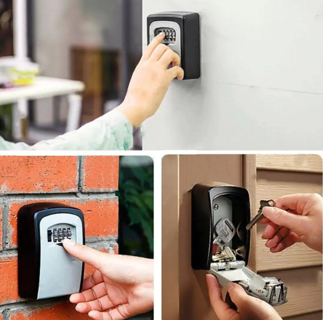 Mini Cofre Chaves Joia Airbnb Residencia Senha Apartamento