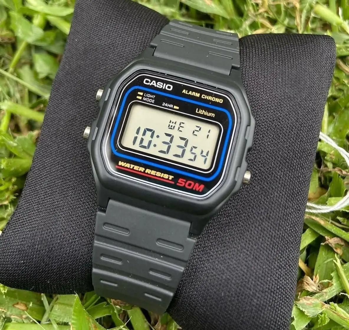 Relógio Casio Masculino Digital Preto De Resina W-59-1vq